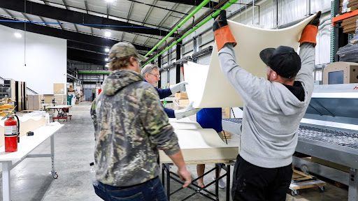 Thermoforming Solid Surface Material