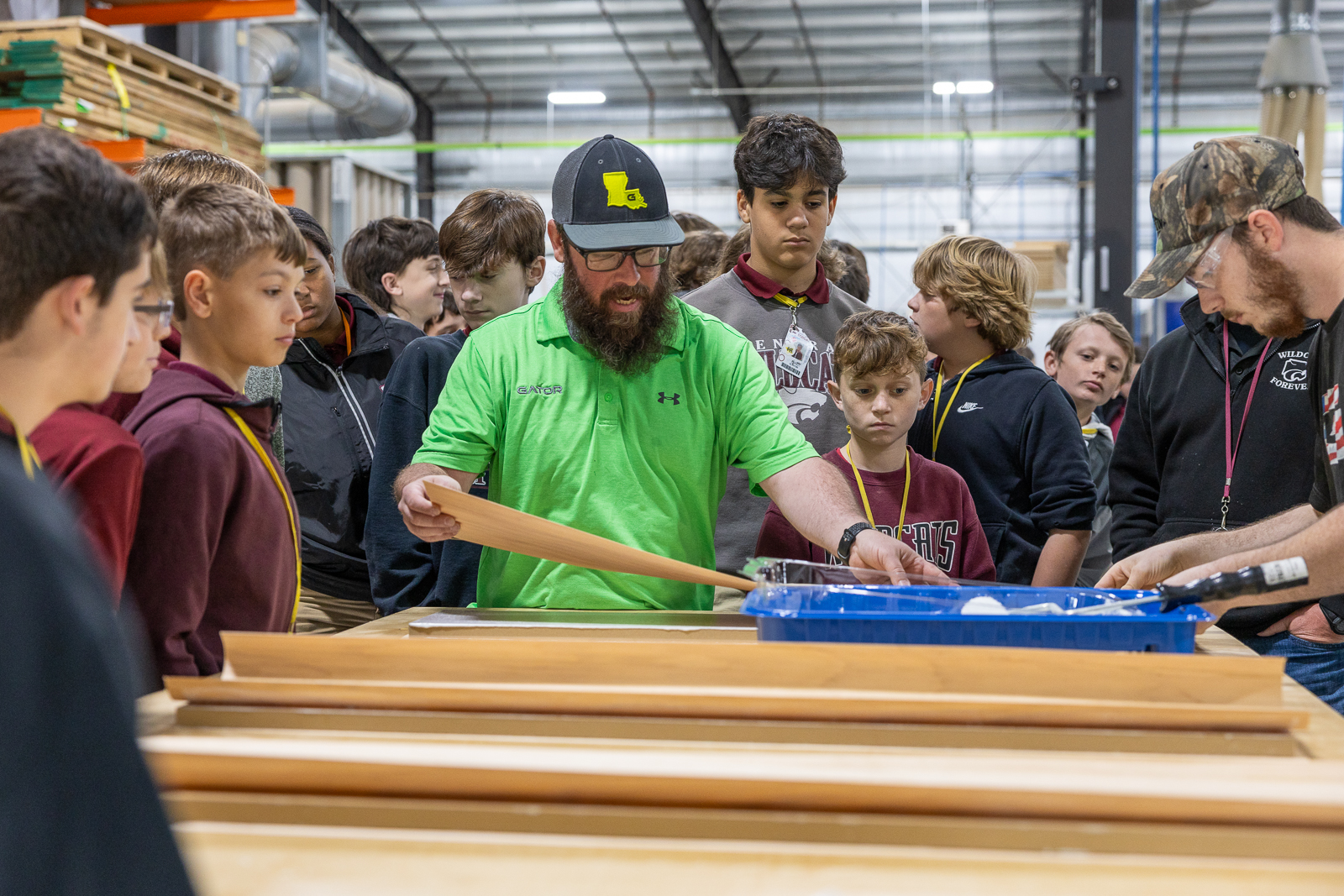 Central Middle School Students Tour Gator