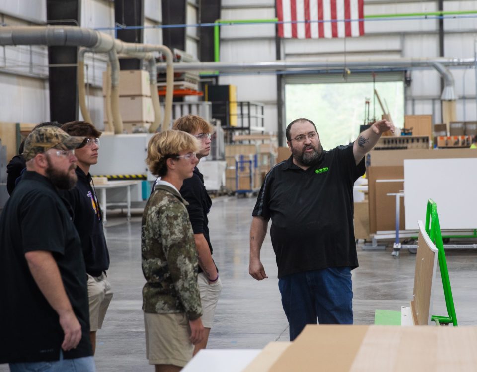 The Next Generation at Gator Millworks' Manufacturing Day 2024